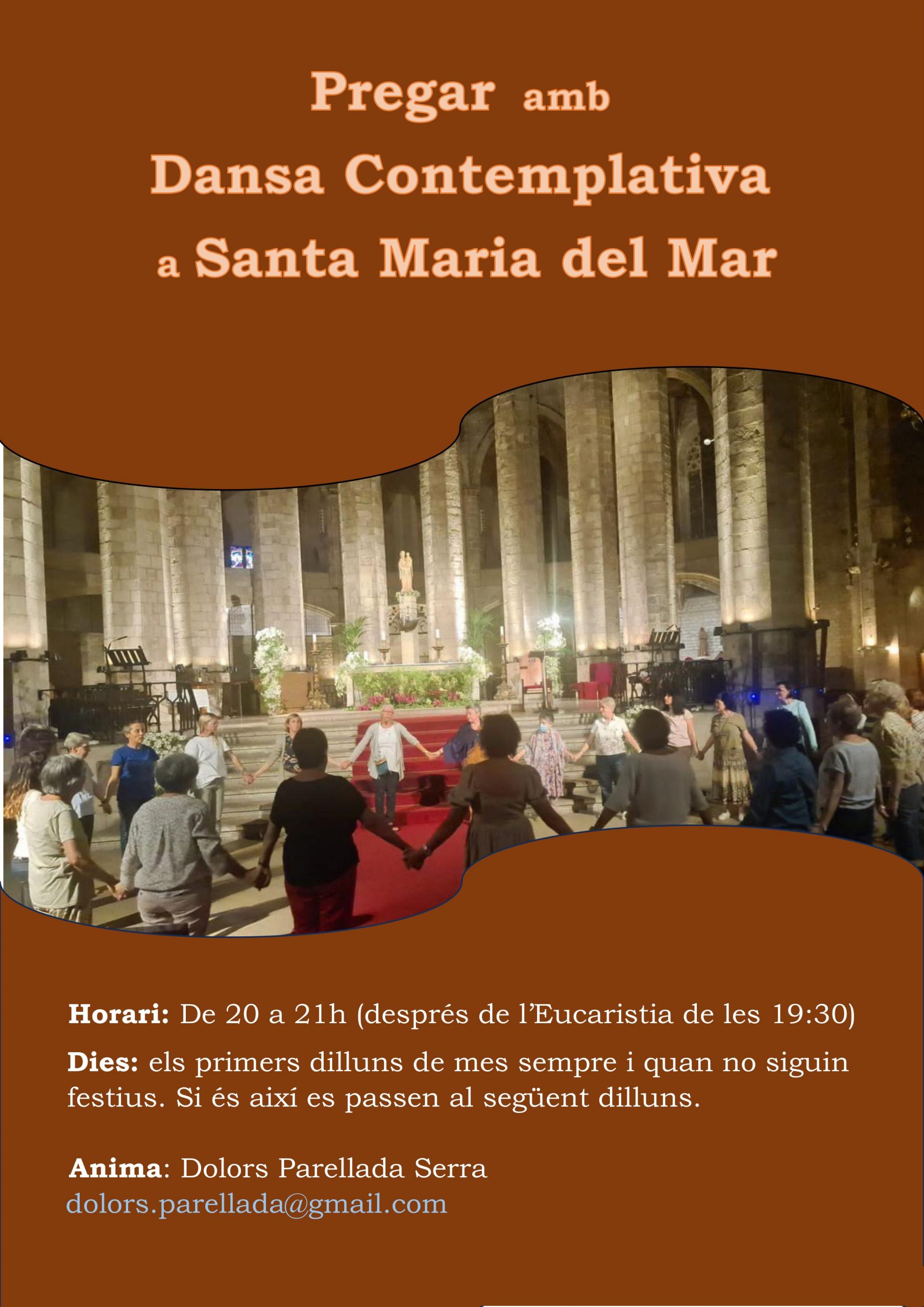 Dansa contemplativa a Santa Maria del Mar curs 2024-2025
