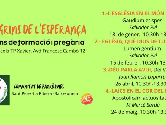 Jornades "Pelegrins de l'esperança"