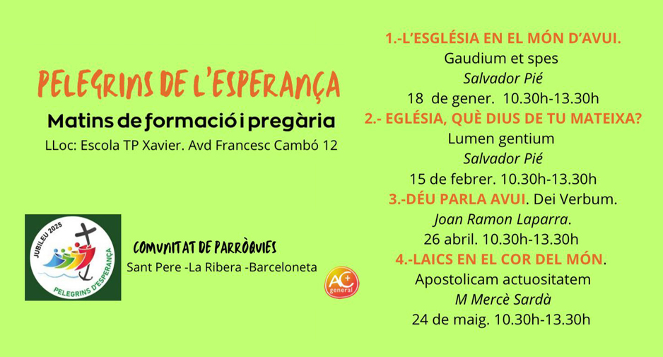 Jornades "Pelegrins de l'esperança"