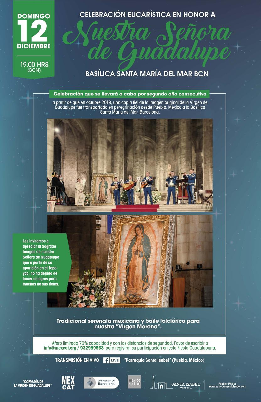 Celebració eucarística en honor a Nostra Senyora de Guadalupe