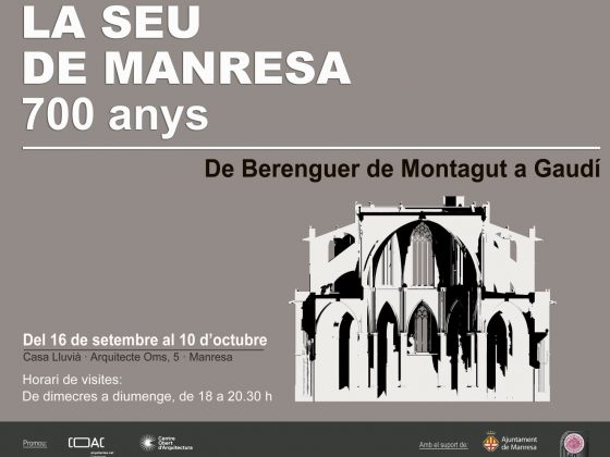 Exposició «La seu de Manresa, 700 anys - De Berenguer de Montagut a Gaudí»