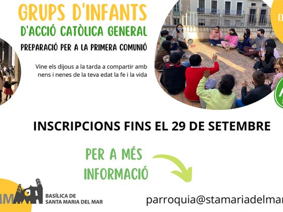 Preparació per a la Primera Comunió curs 2022-2023