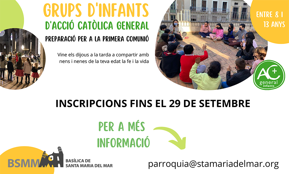 Preparació per a la Primera Comunió curs 2022-2023