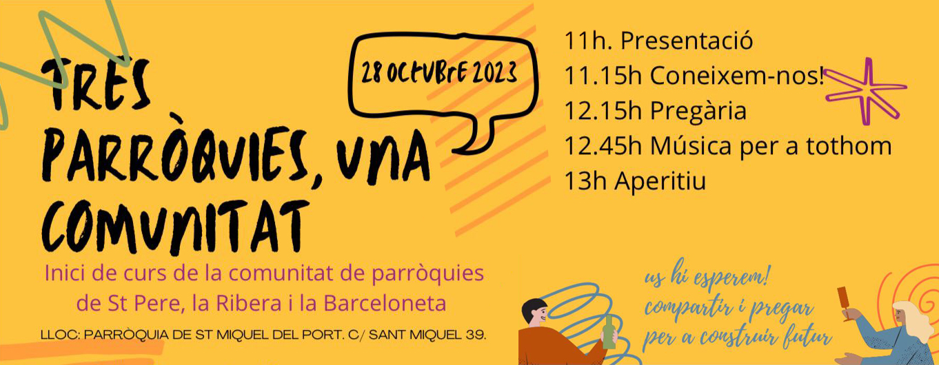 Inici de curs de la comunitat de parròquies de Sant Pere, la Ribera i la Barceloneta