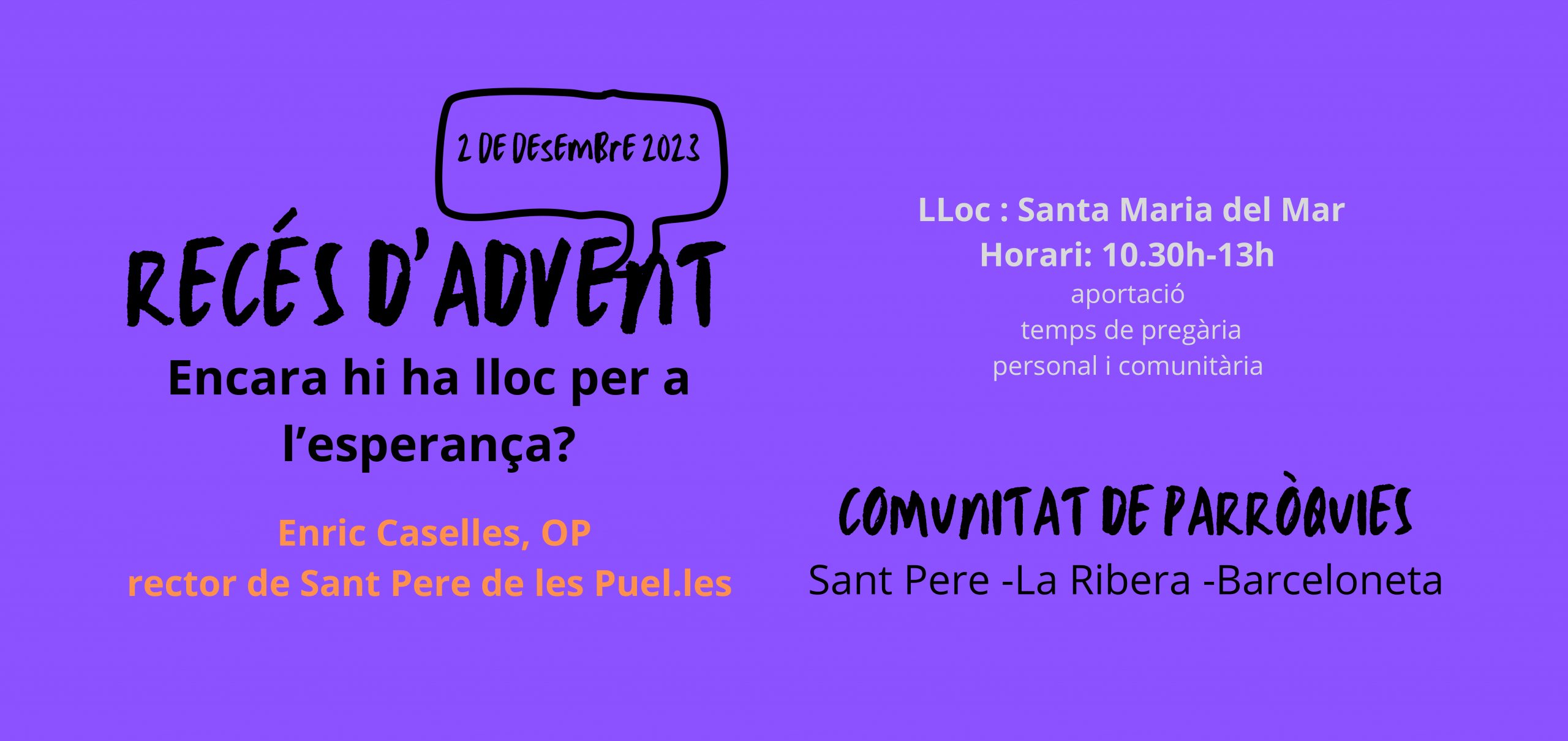 Recés d'Advent 2023