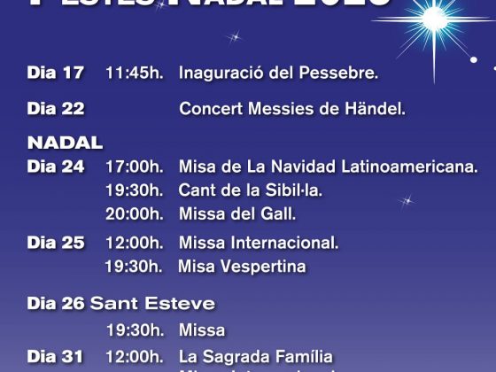 Horaris de Nadal 2023