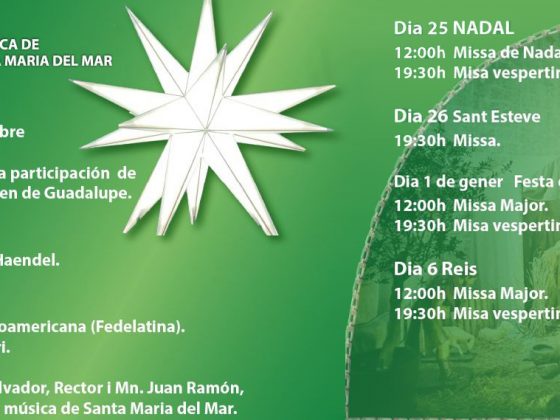 Horaris de Nadal 2024