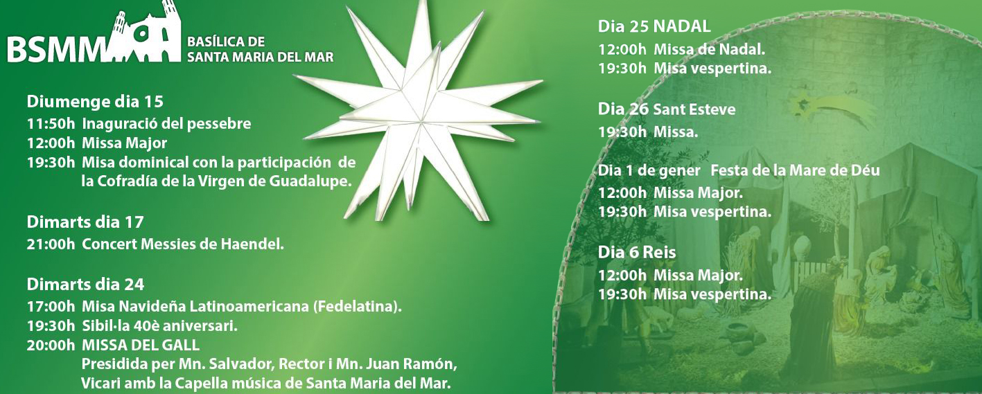 Horaris de Nadal 2024