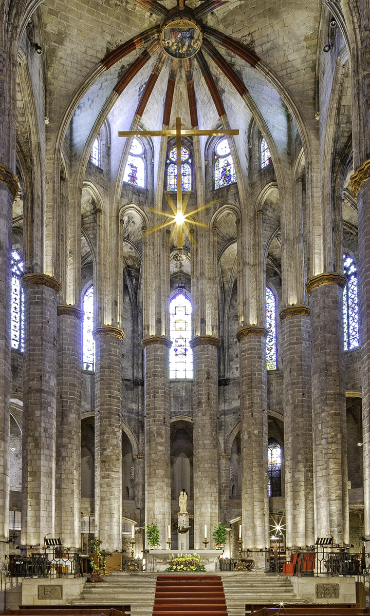 Creu a sobre de l'Altar | Basílica de Santa Maria del Mar de Barcelona